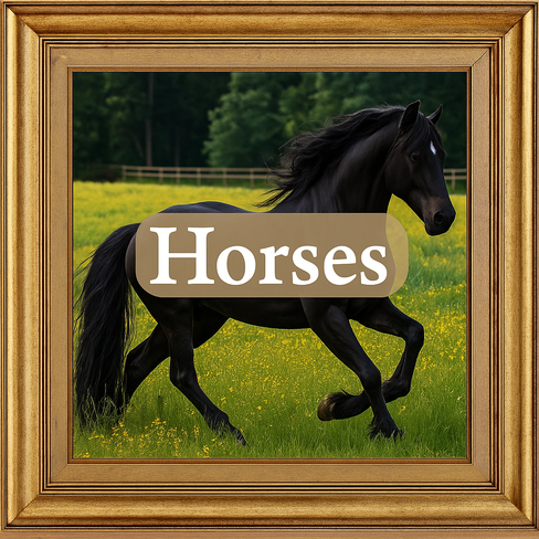Horses Wall Art