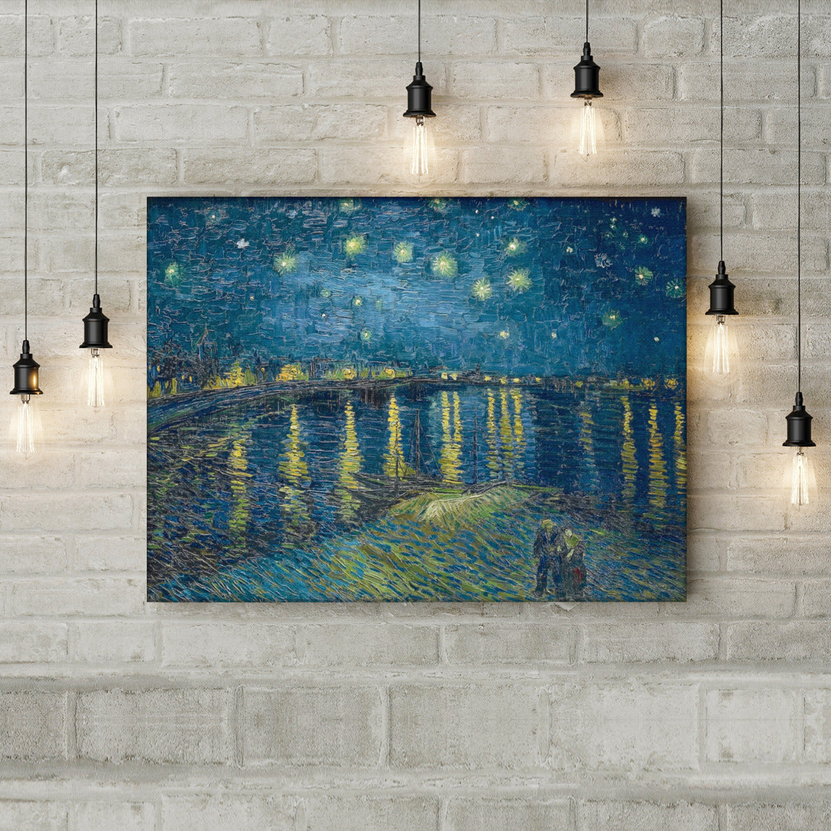 Bring Van Gogh Starry Night Over the Rhône onto your wall space with this stunning reproduction