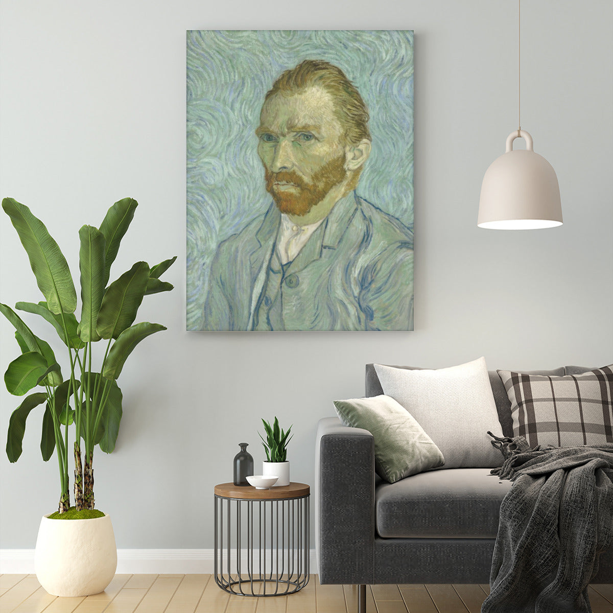 vincent van gogh famous blue self portrait