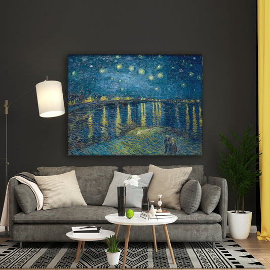 Bring Van Gogh Starry Night Over the Rhône onto your wall space with this stunning reproduction