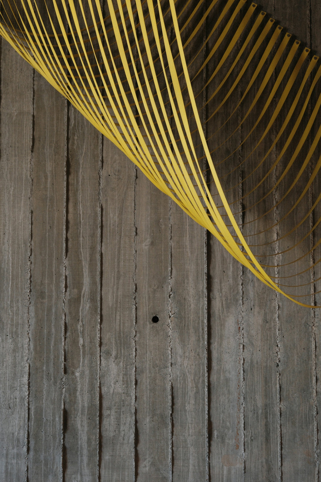 A banana leaf on a wooden surface